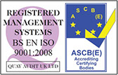 Quality Assured to ISO 9001:2008